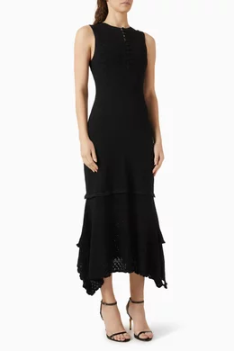 sandro black knitted dress Buy Valmaretta Knit in Viscose Blend for Women Online Stickers:Sale