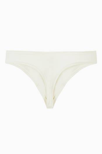 hover state of Cotton Jersey Dipped Thong          