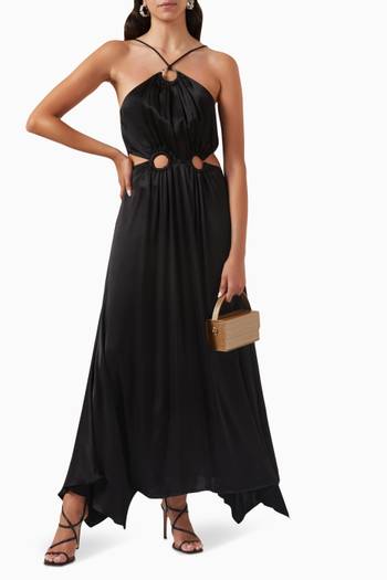 hover state of Visitant Maxi Dress in Viscose