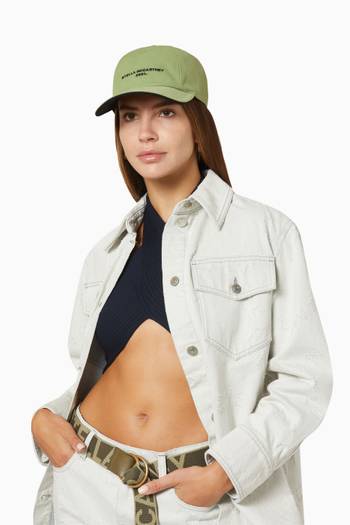 hover state of Stella McCartney 2001 Logo Cap in Organic Cotton
