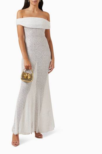 hover state of Beaded Maxi Dress