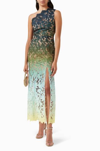 hover state of Karolina One-shoulder Gown in Lace