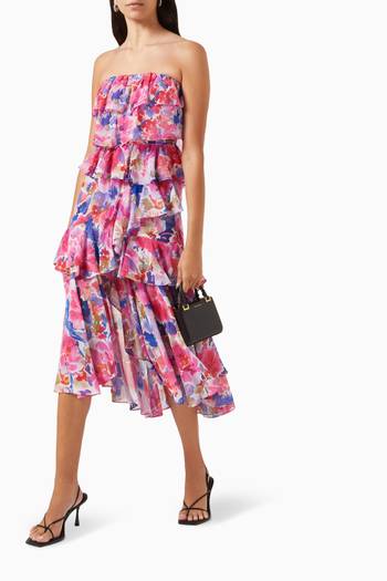hover state of Luciana Dress in Chiffon