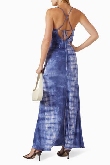 hover state of Sisudo Maxi Dress in Rayon-crepe