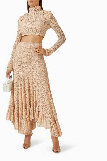 hover state of Vieira Maxi Skirt in Lace