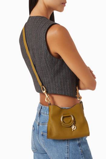 hover state of Mini Joan Top Handle Bag in Leather