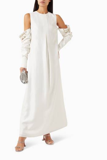 hover state of Journee Embroidered Dress in Taffeta