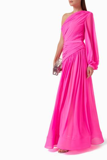 hover state of Jafari One Sleeve Gown
