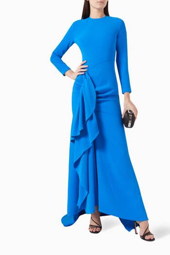 hover state of Nia Maxi Dress in Crepe