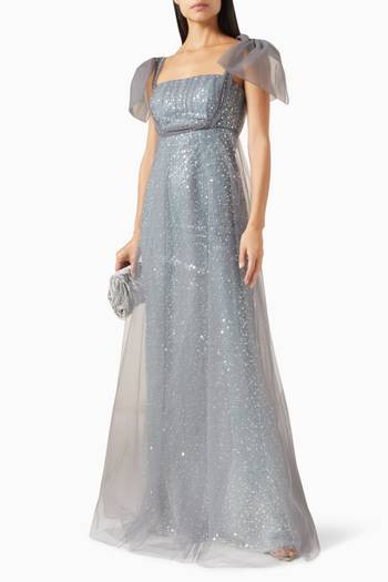 hover state of Sequin-embellished Dress in Tulle