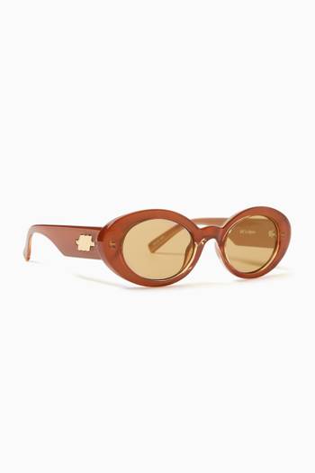 hover state of Nouveau Oval Sunglasses