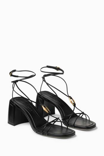 hover state of Onyx 70 Sandals in Leather