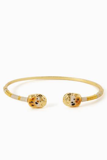 Duality Scaramouche Cuff in Gold-plated Metal