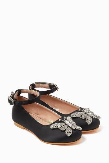 Angelina Ballet Flats in Satin