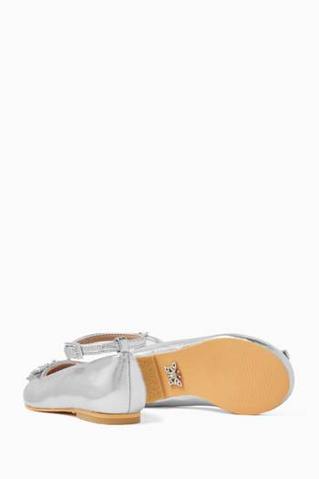 hover state of Angelina Ballet Flats in Metallic Leather
