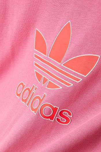 hover state of Trefoil Logo T-shirt in Cotton