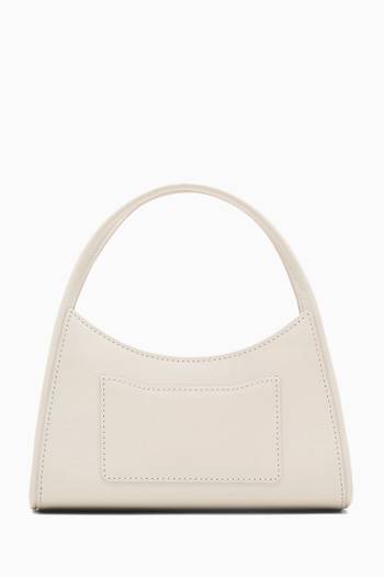 hover state of The Glam Claw Clip Crossbody Bag in Leather