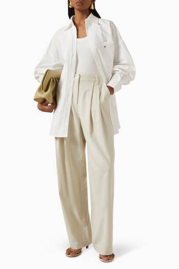 hover state of Rhea Oversized Shirt in Cotton