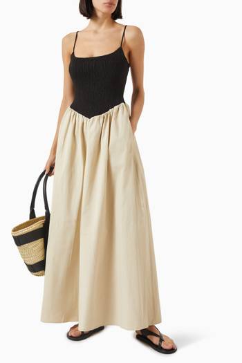hover state of Milano Circle-skirt Dress in Cotton