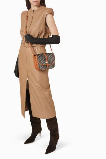 hover state of Belvedere PM Messenger Bag in Goyardine Canvas