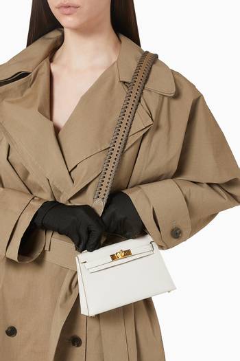 hover state of Unused Bandouliere Limited Edition Shoulder Bag Strap in Epsom & Swift Leather