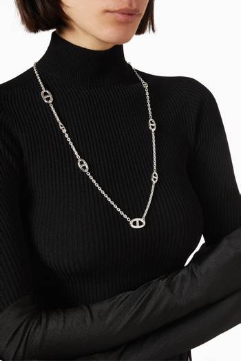 hover state of Unused Farandole Long Necklace in Sterling Silver, 80cm