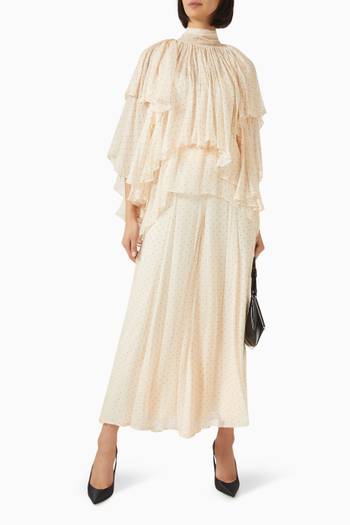 hover state of Hypnotic Cascading Blouse in Viscose