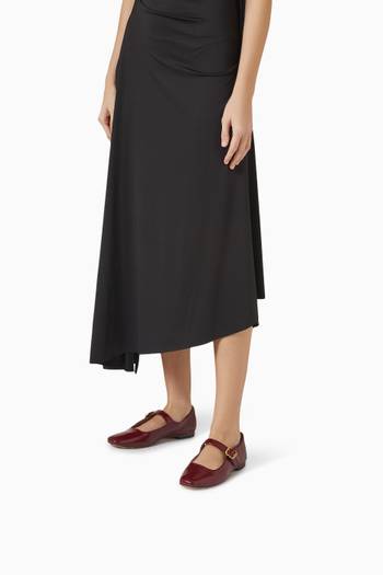 hover state of Michaela Mary Jane Pumps in Leather