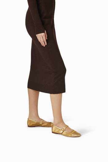 hover state of Miranda Mary-jane Pumps in Mesh & Leather