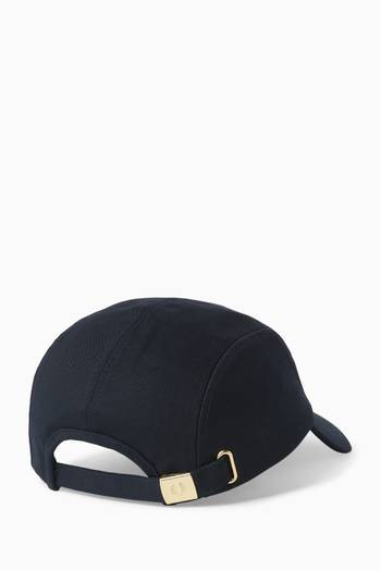 hover state of Tennis Badge Cap in Cotton-twill
