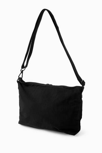hover state of Badge Crossbody Bag in Recycled Nylon