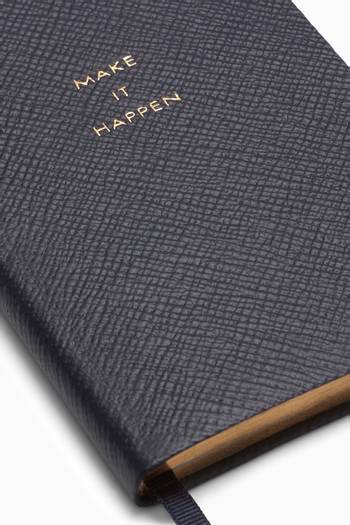 hover state of Make It Happen Pocket Notebook in Panama Leather