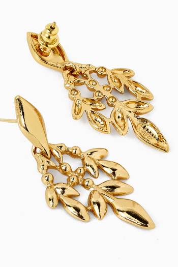 hover state of Olea Earrings in Gold-plated Metal