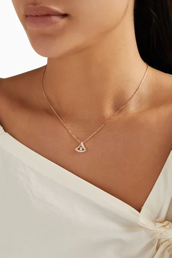 Divas' Dream Diamond Necklace in 18kt Rose Gold   