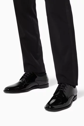Derby Shoes in Patent Leather    