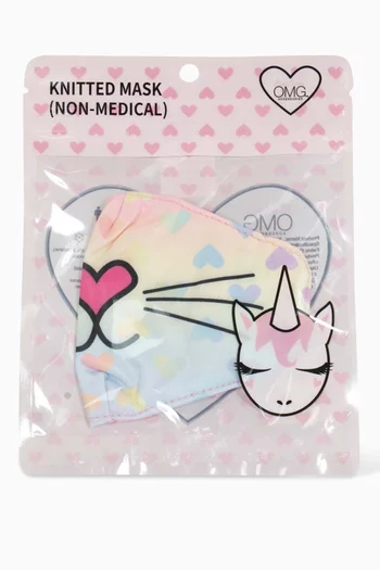 Miss Bella Kitty Ombre Heart Face Mask 
