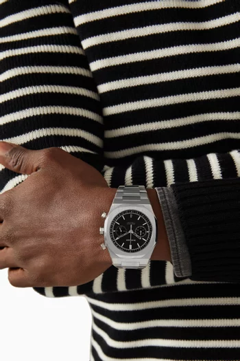 Chronografo Bracelet Matte Black Watch, 41.5mm       