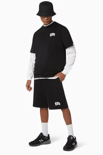 Small Arch Logo Cotton Shorts   