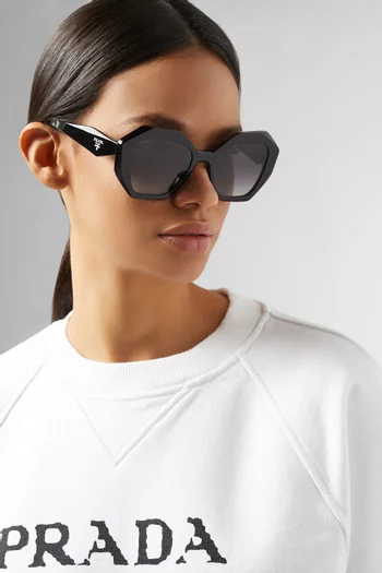 Oversized Sunglasses in Acetate            