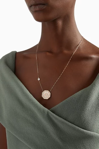 Classic Turath Large Pendant in 18kt Rose Gold       