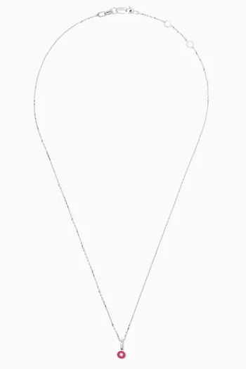 Ara Diamond Necklace in 18kt White Gold   
