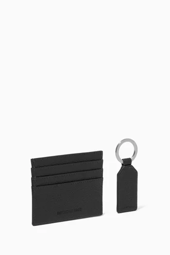 EA  Cardholder & Keyring Gift Set in Leather     