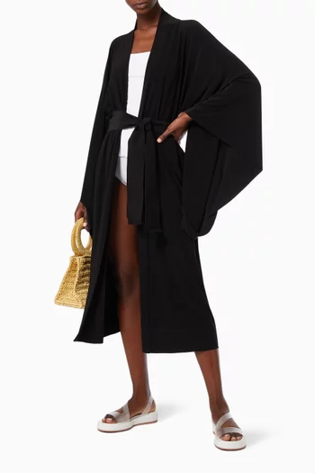 Midcalf Robe in Poly Lycra