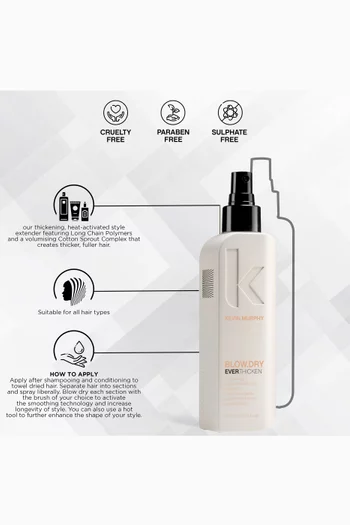 Ever.Thicken Blow Dry Hair Spray for Thickening Effect, 150ml