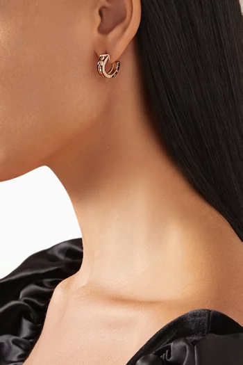 B.zero1 Rock Earrings in 18kt Rose Gold