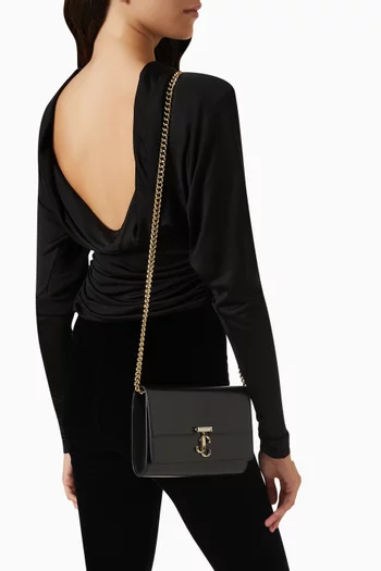 Avenue Clutch Shoulder Bag in Leather