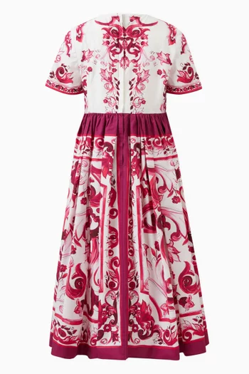 Majolica Print Dress in Cotton