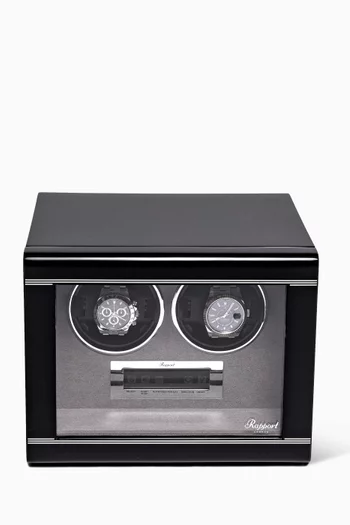 Formula Duo Watch Winder in Lacquered Wood 