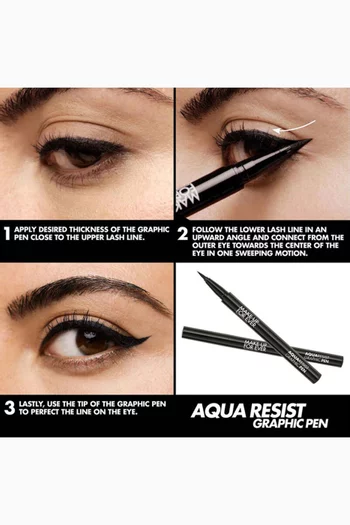 01 - Black Aqua Resist Graphic Pen, 0.52ml 