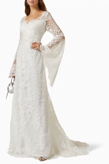 فستان زفاف سيبا برنسيس دانتيل